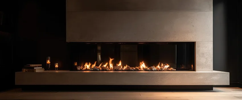 Gas Fireplace Ember Bed Design Services in Elk Grove Village, Illinois