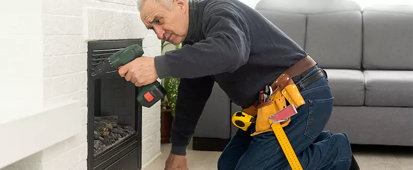 New Indoor Fireplace Installation in Elk Grove Village, Illinois