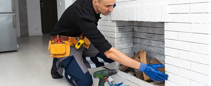 Fireplace Damaged Damper Frame Repair Services in Elk Grove Village, Illinois