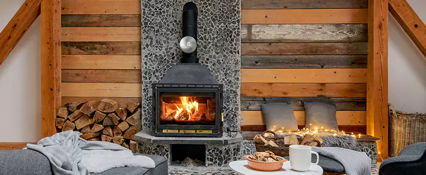 Thelin Hearth Products Direct Vent Gas Stove Fireplace Inspection in Elk Grove Village, Illinois